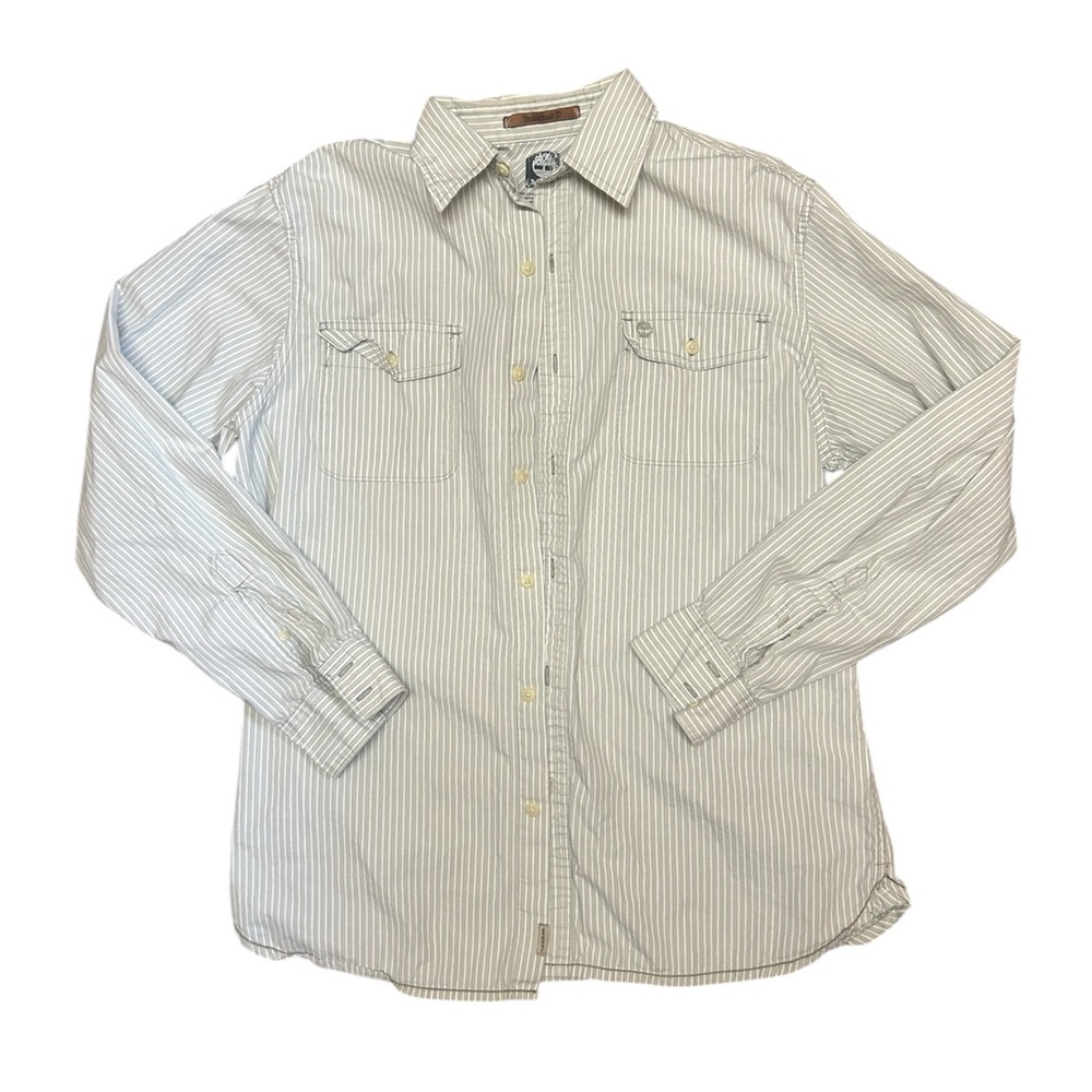 Timberland Button Up Striped Shirt